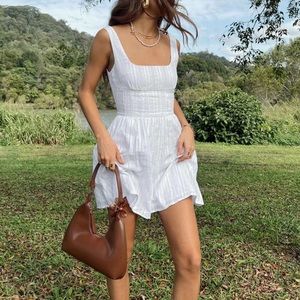 Princess Polly, Lorinda Mini Dress White - US 4 / White NWT